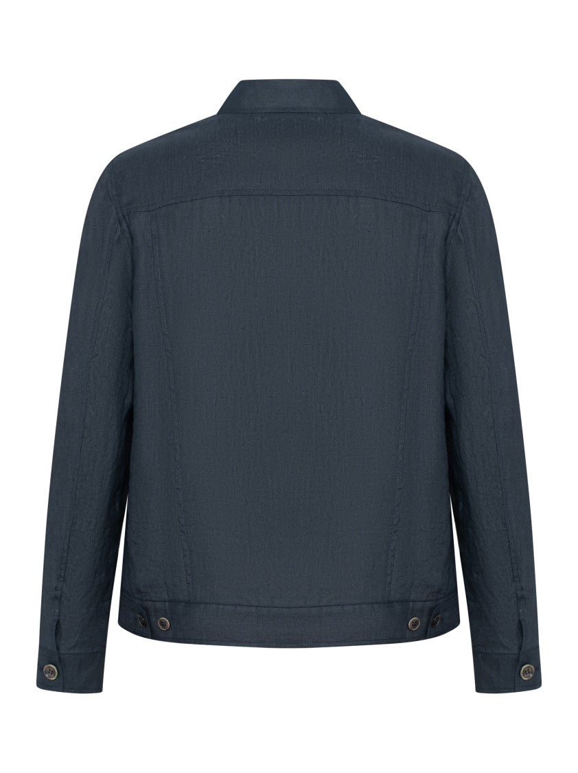 Franzese Collection Lightweight Irish Linen Saharan Jacket