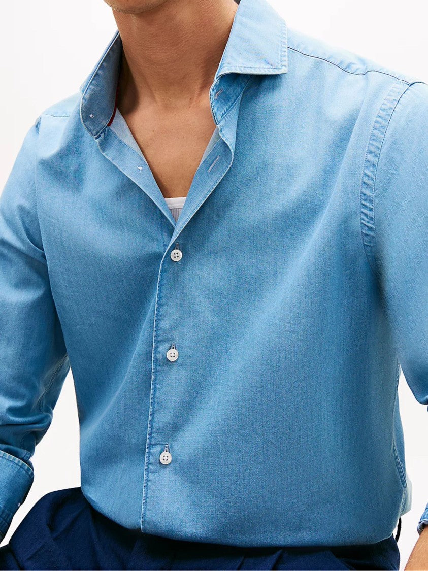 Tommy Hilfiger Light Blue Smart Casual Shirt