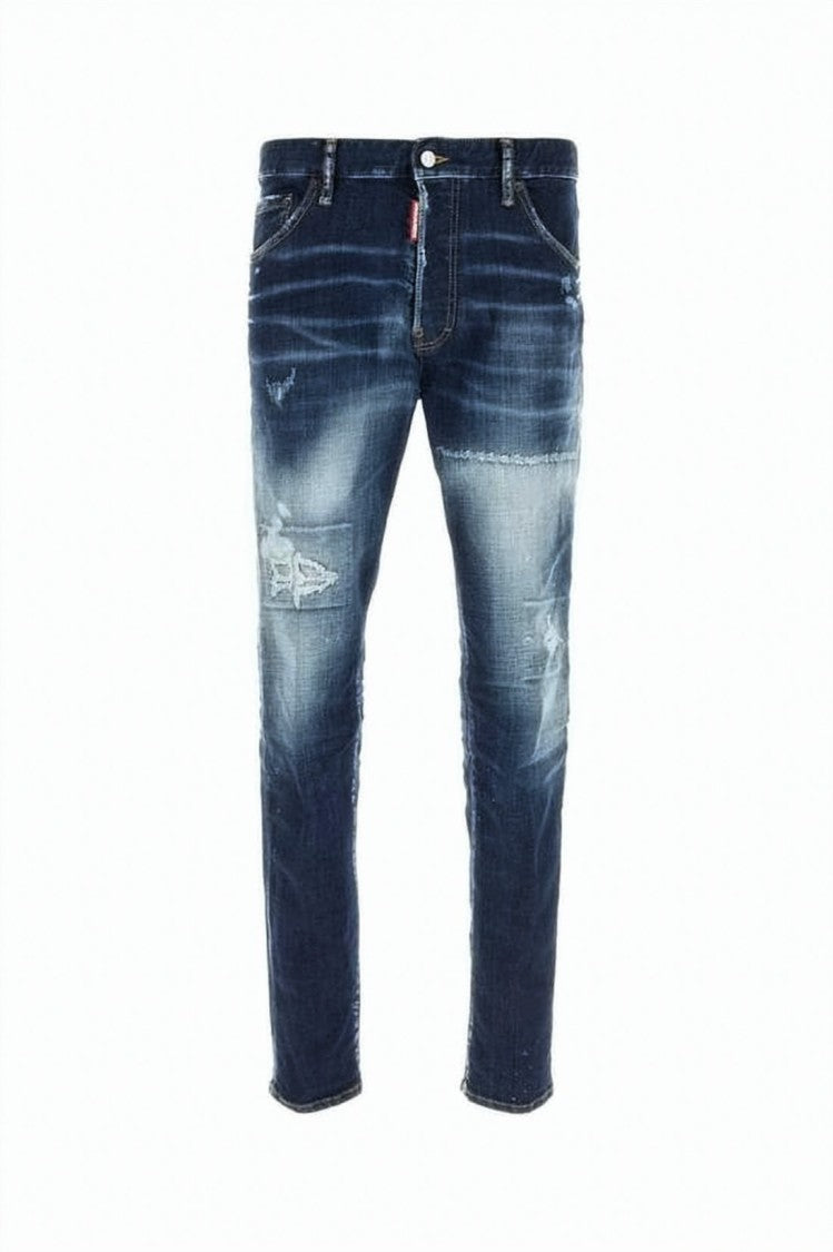 Dsquared2 Distressed Slim Fit Denim Pants