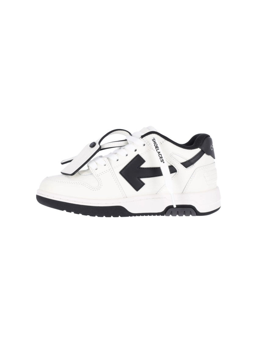 Off-White White Leather Out Of Office Sneakers