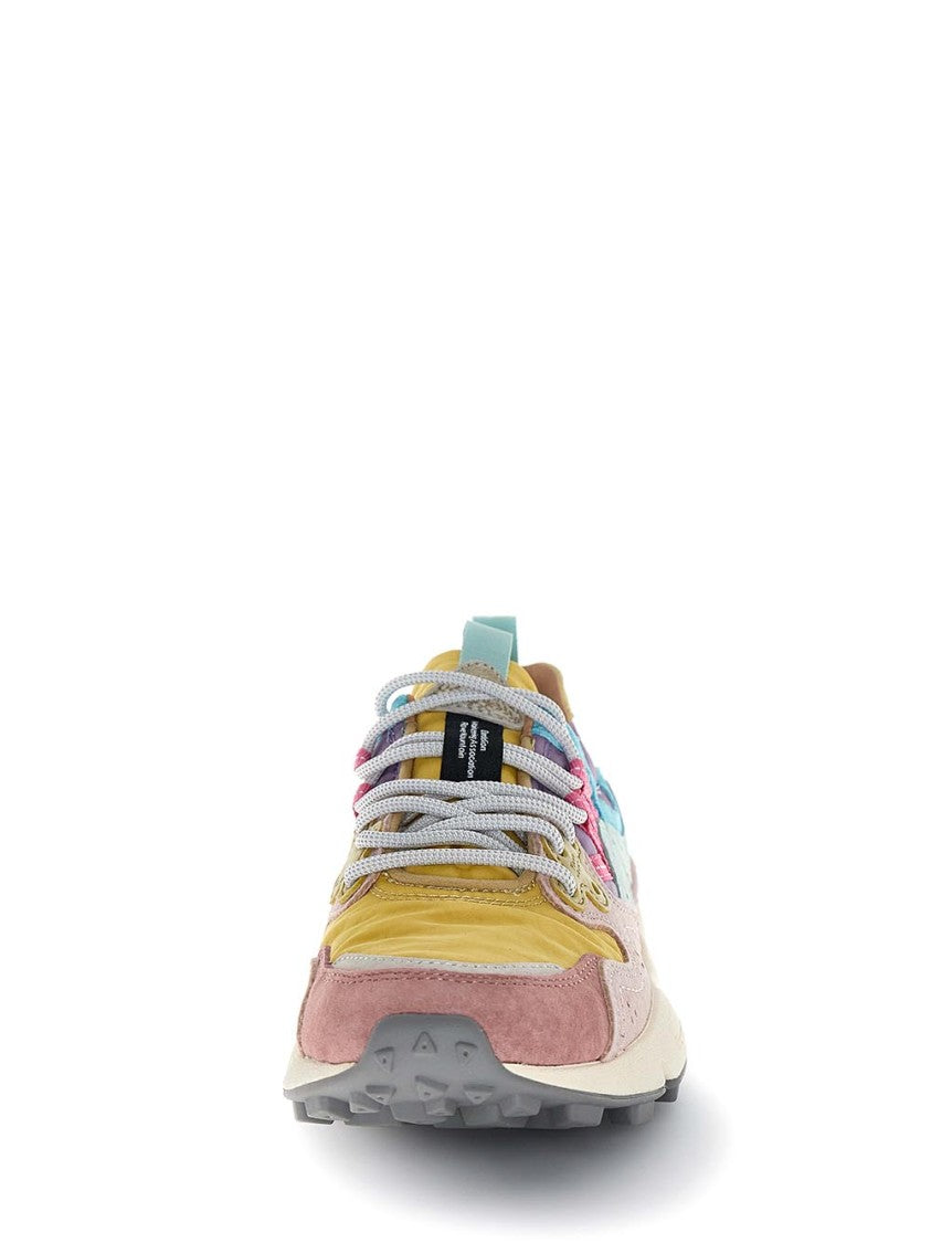Flower Mountain Pastel Multi-Layered Sneakers With Chunky Sole