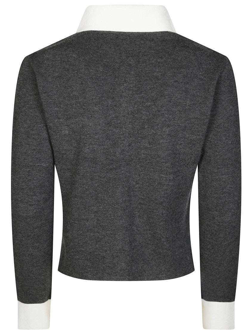 Self-Portrait Plain Knit Cardigan