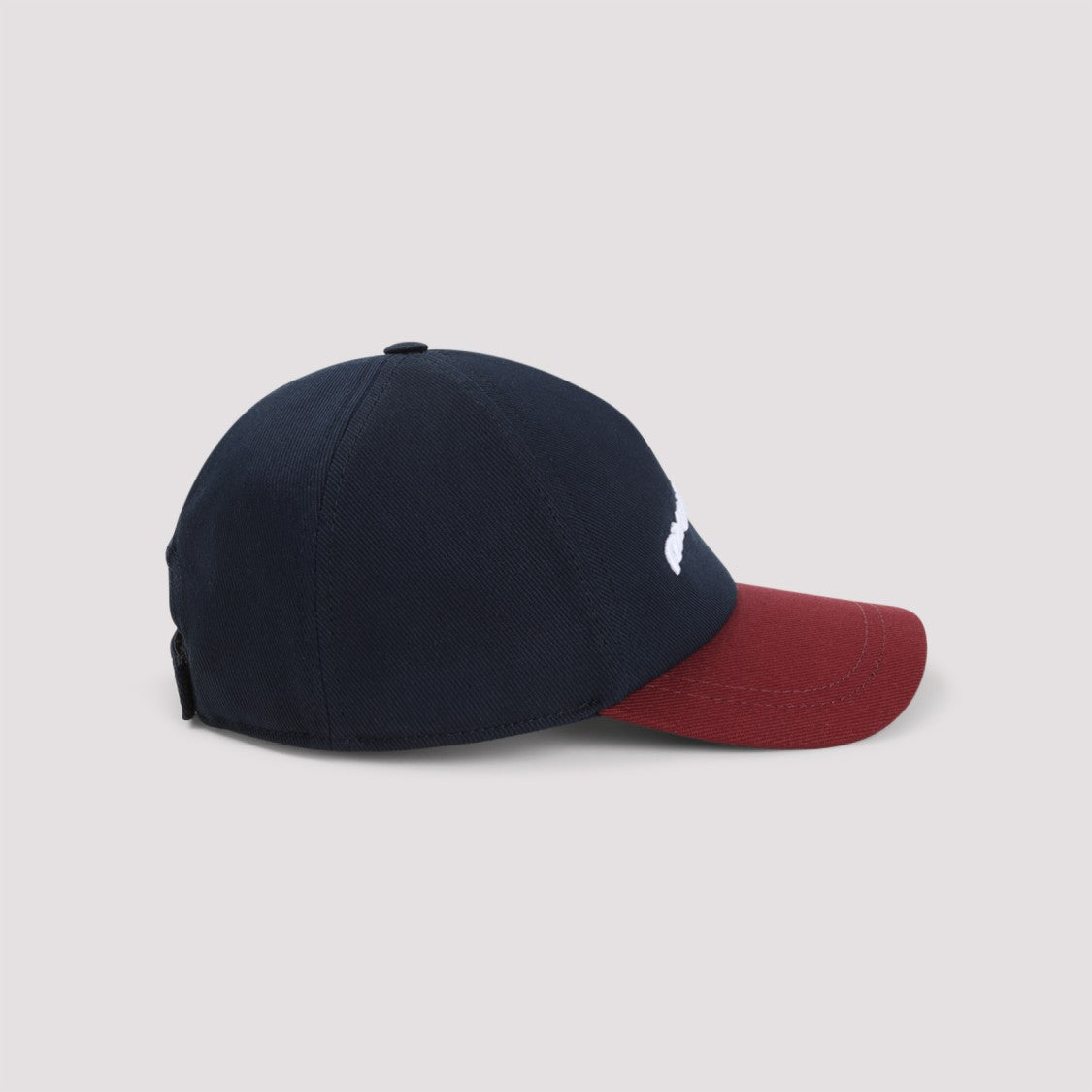 Miu Miu Blue And Bordeaux Cotton Baseball Hat