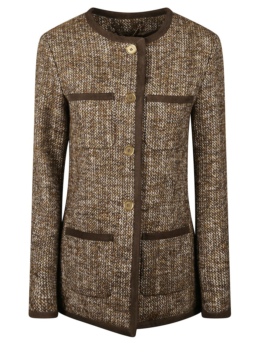 Golden Goose Long Boxy Jacket W Patch Pockets