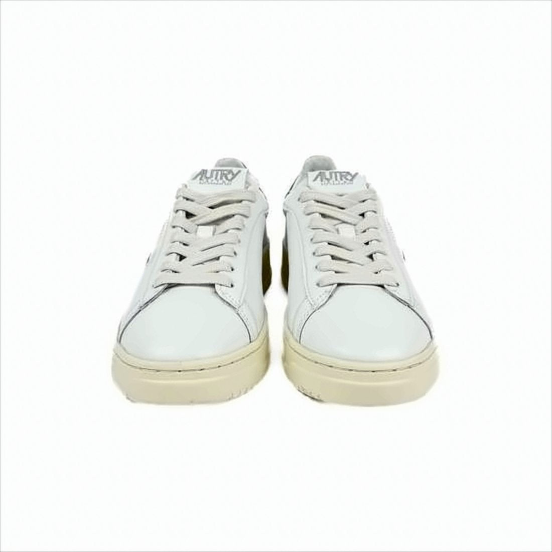 Autry Low-Top Sneakers With Smooth White Leather And Contrast Details