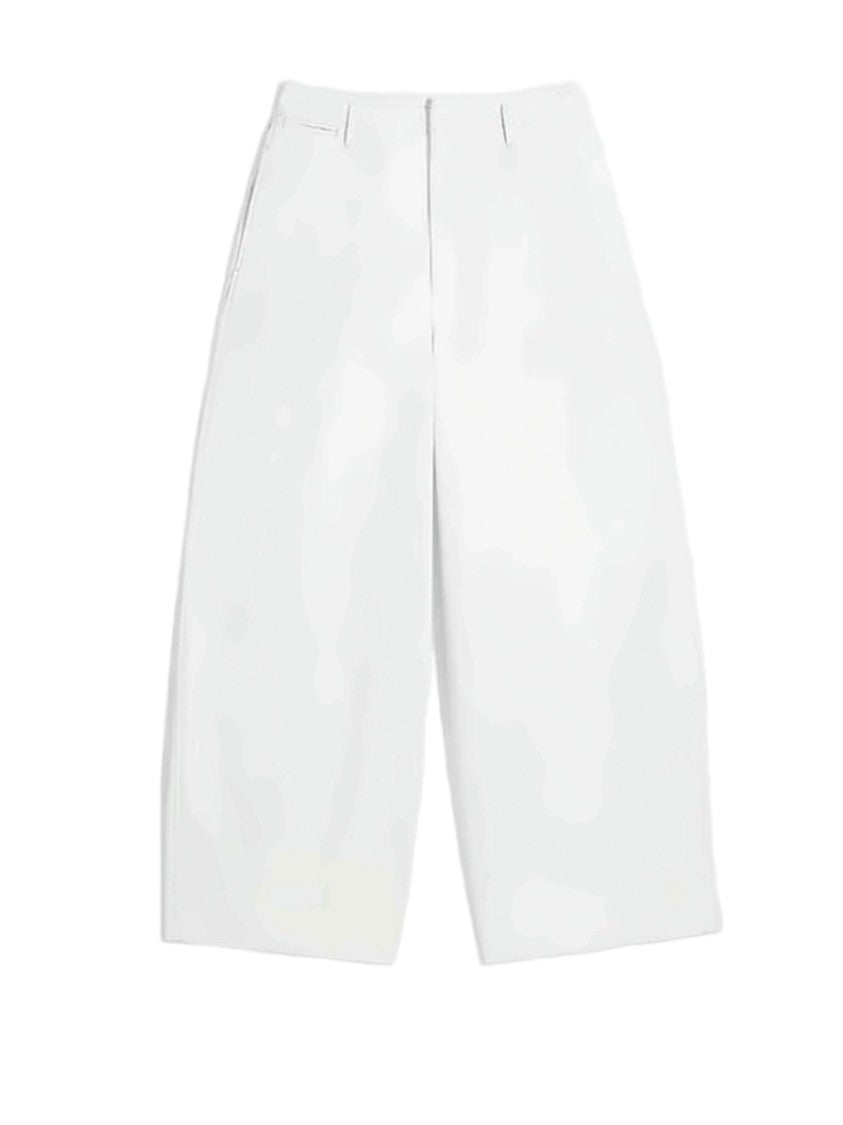 Lemaire Straight-Leg Cotton Pants With High Waist