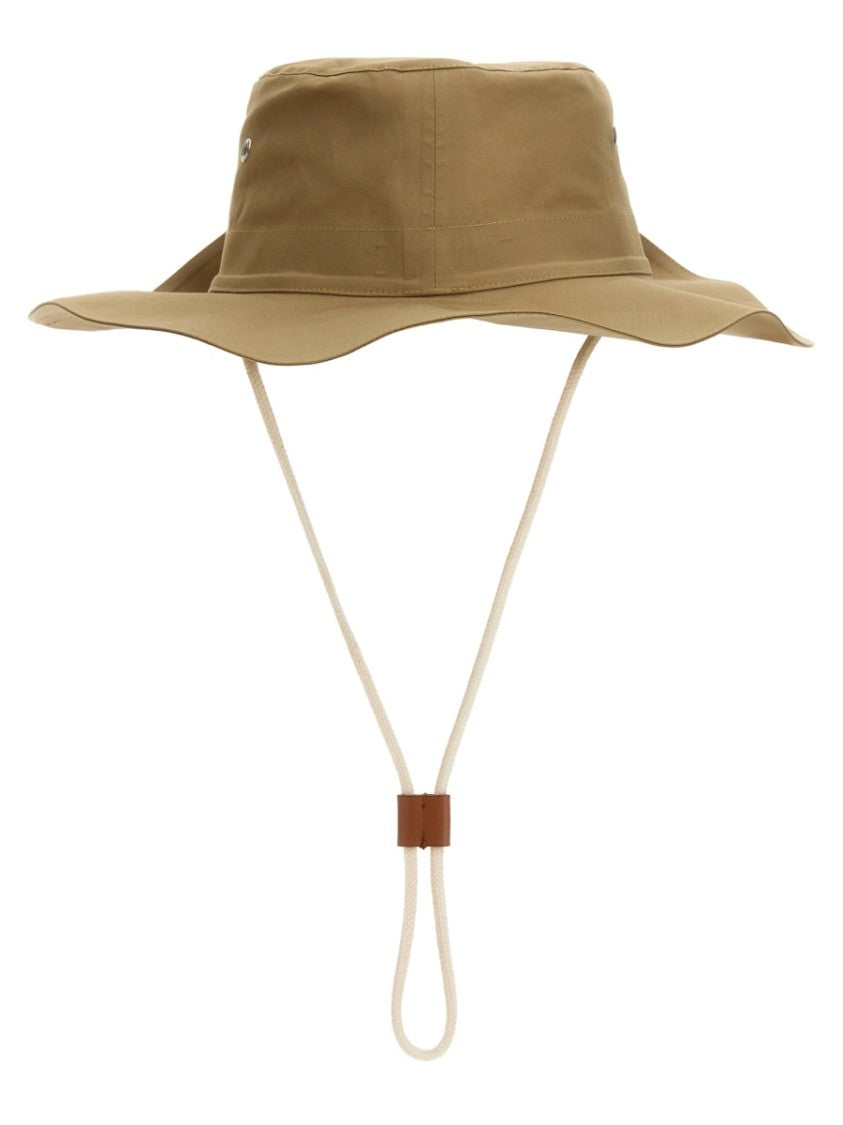 Jil Sander Classic Wide-Brim Hat With Adjustable Elastic Band