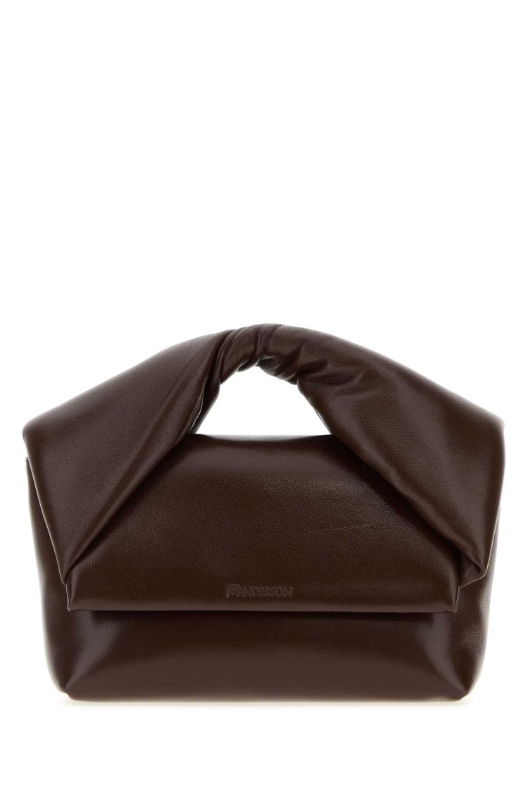 J. W. Anderson Chocolate Nappa Leather Medium Twister Handbag