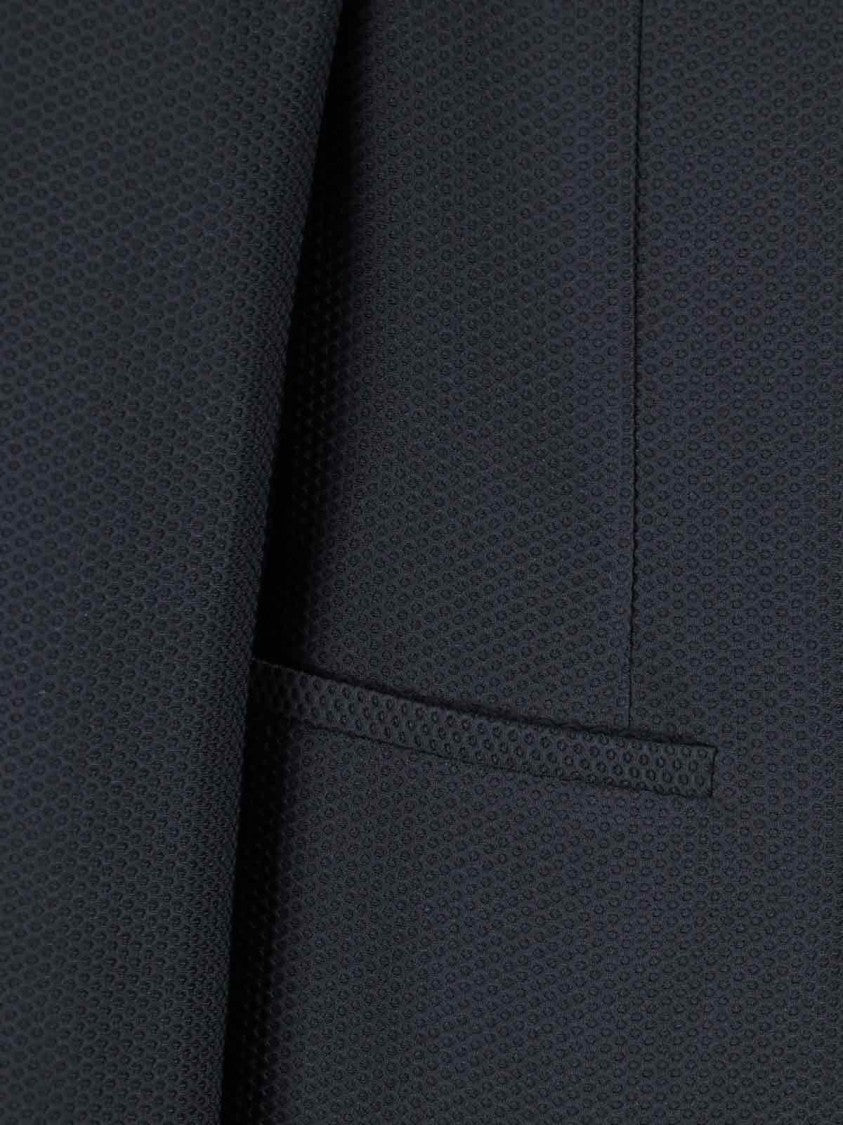 Giorgio Armani Structured Blue Jacket With Clean Lines And Refined Finish