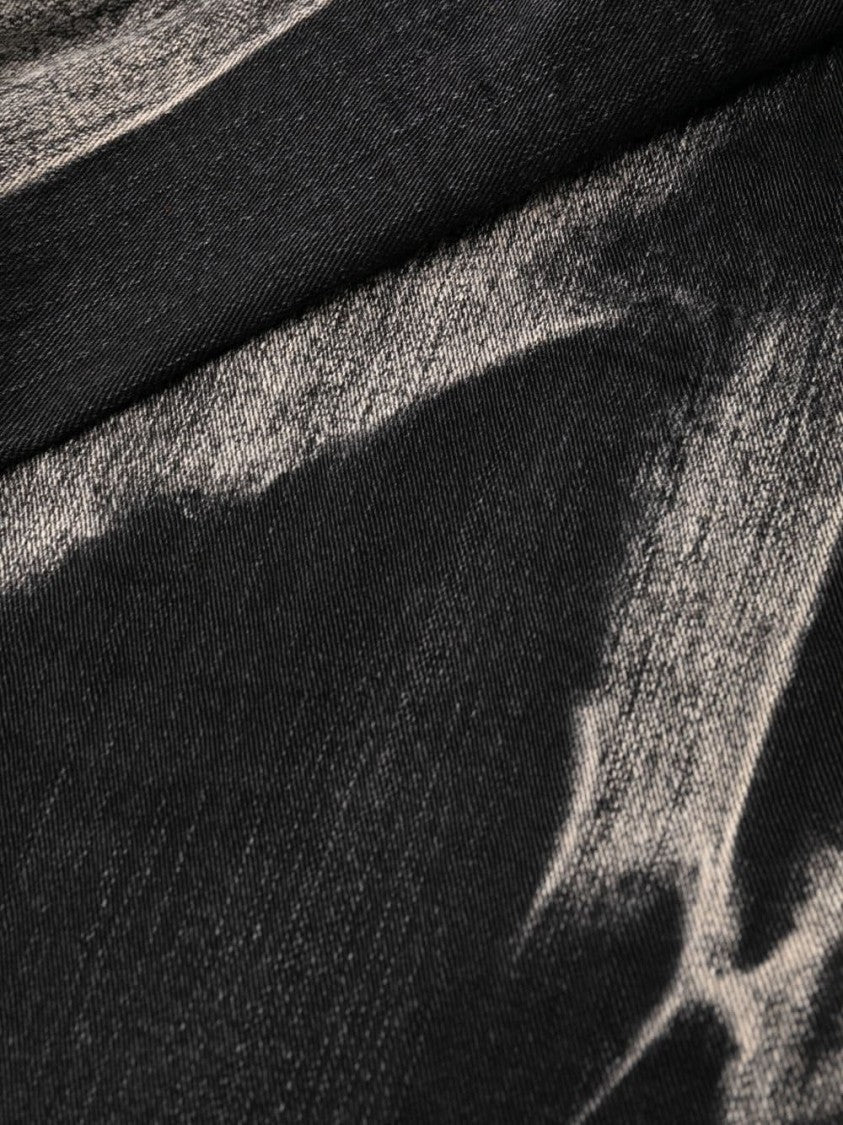 Dsquared2 Washed Straight-Leg Denim Jeans