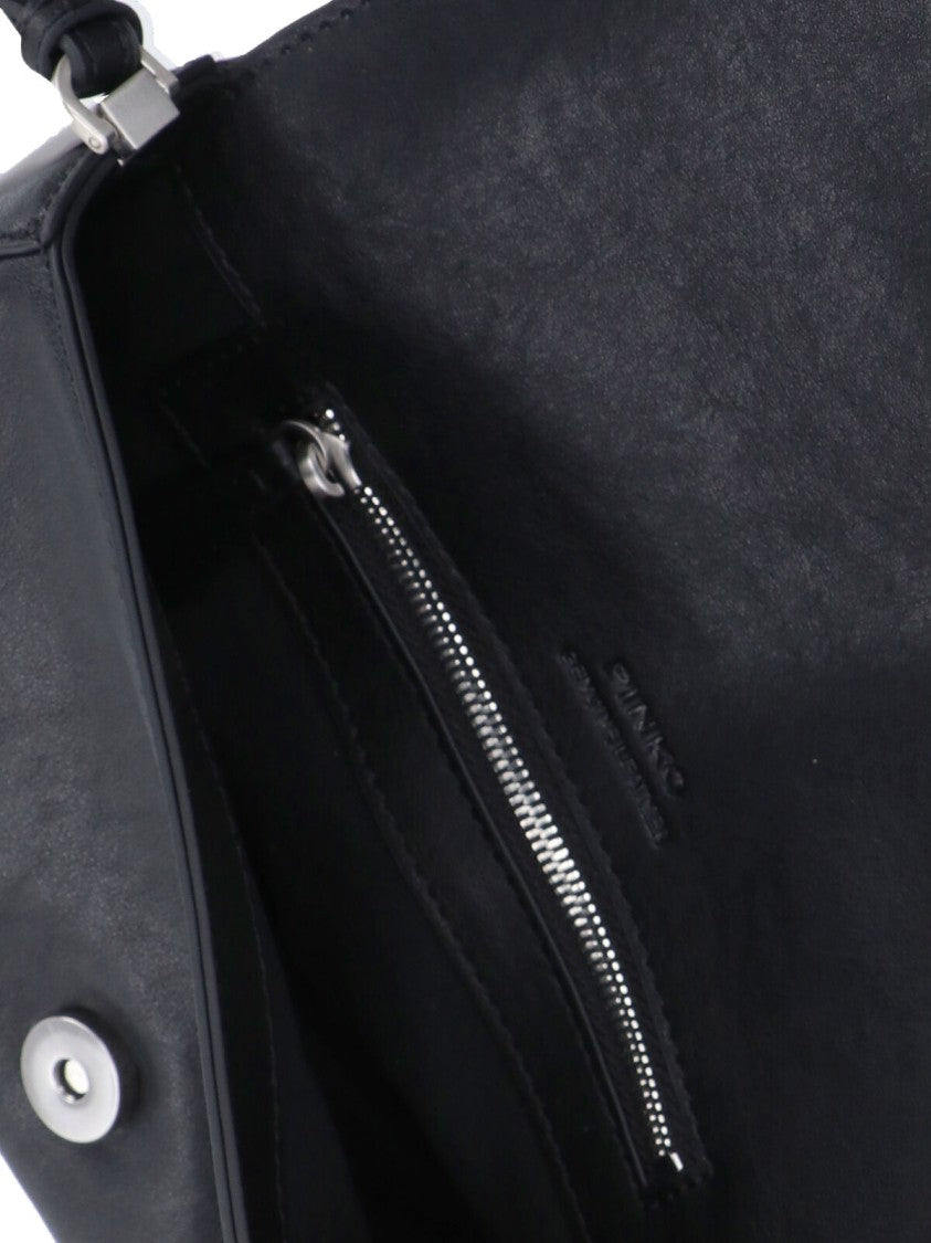 Pinko Minimalist Black Handbag With Structured Shape