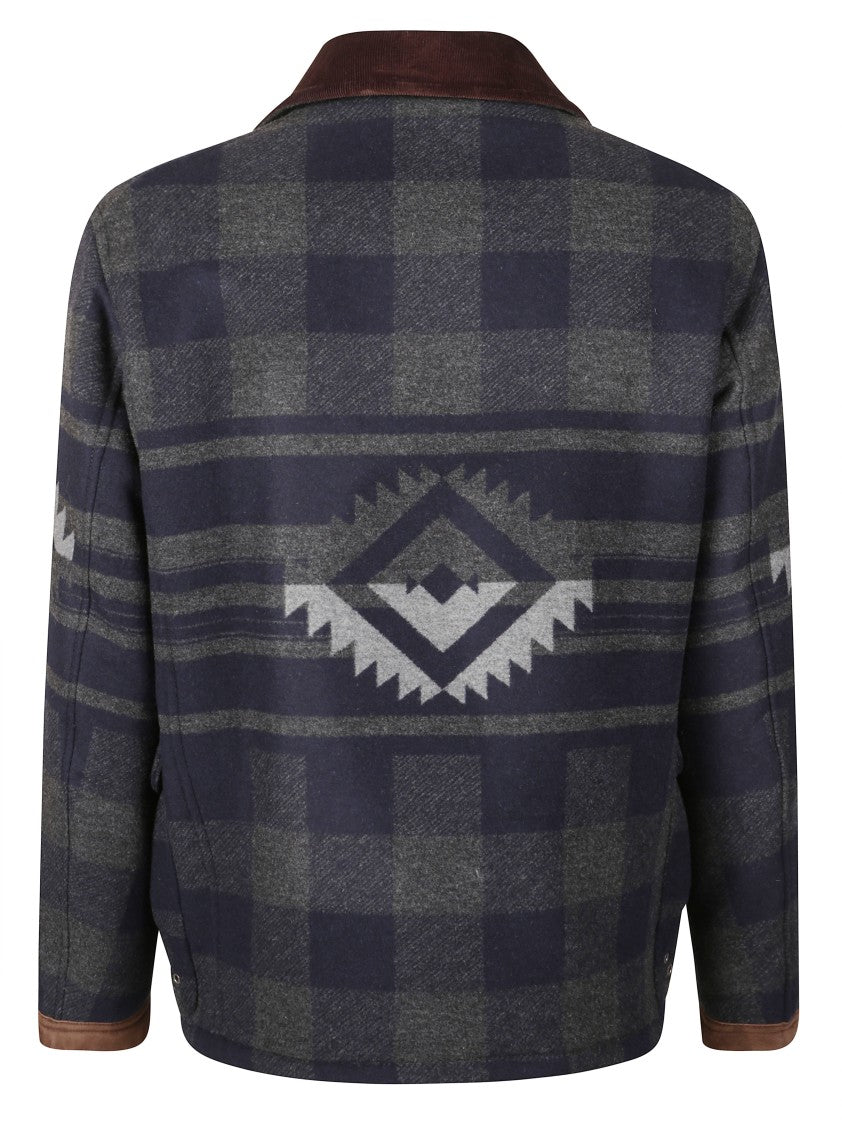 Fay Structured Blue Coat With Timeless Design