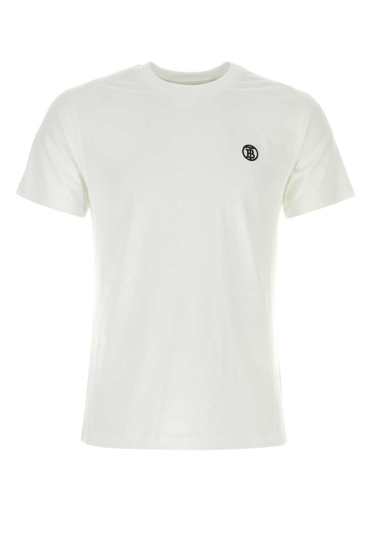 Burberry White Cotton T-Shirt