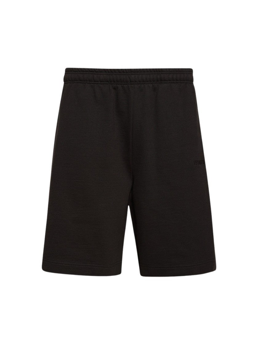 Vetements Embroidered Logo Shorts Black