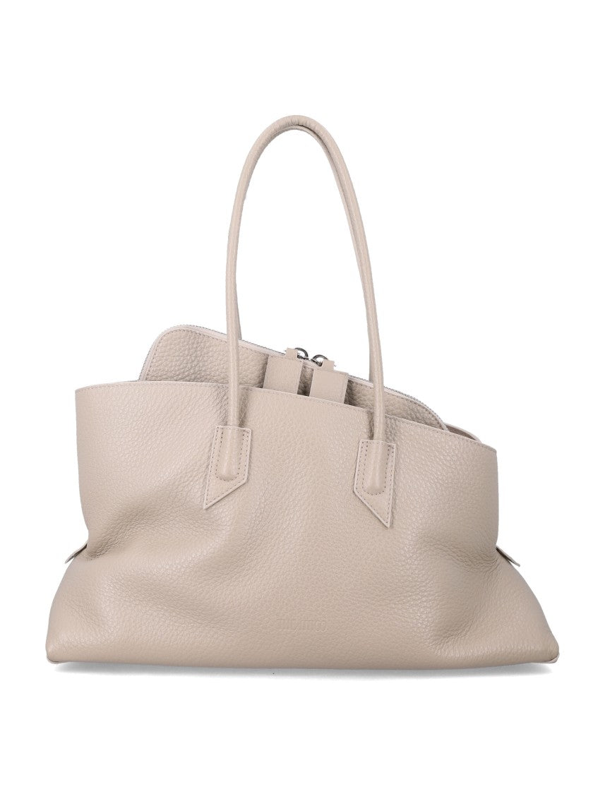 The Attico La Passeggiata Hammered Leather Tote