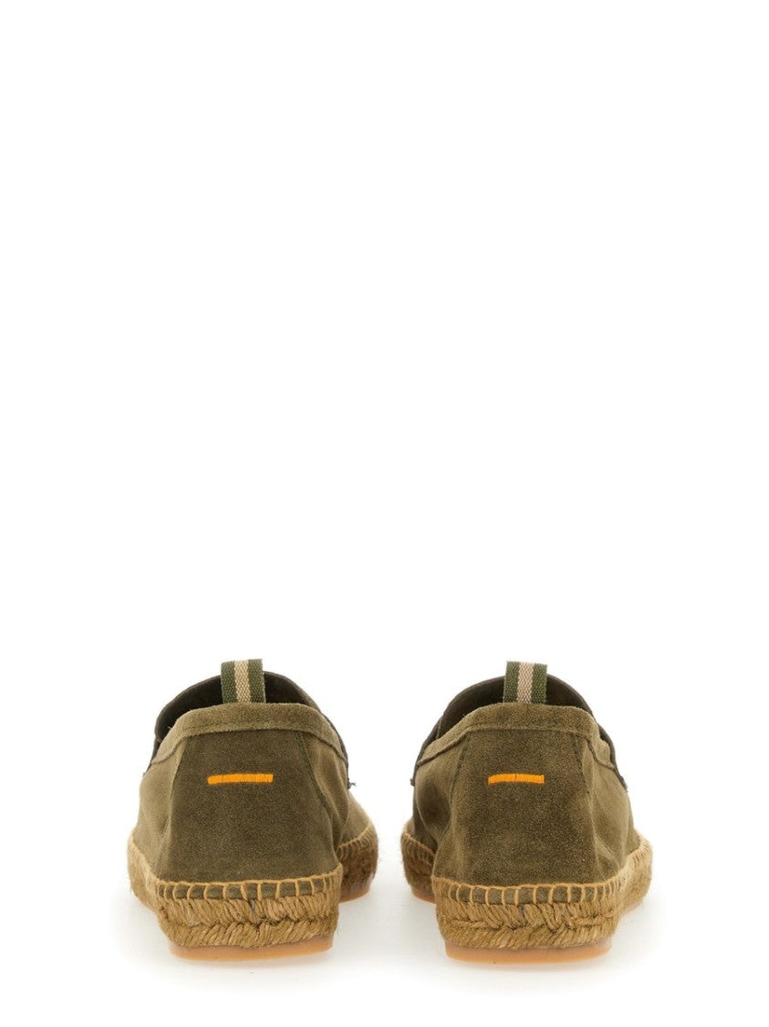 Castaner Brown Nacho Suede Jute Loafers