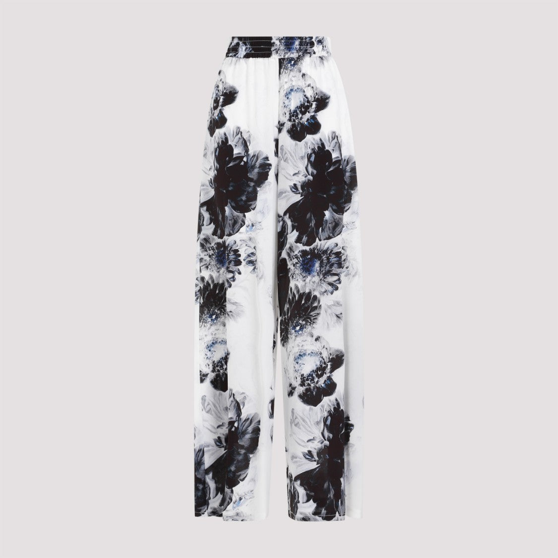 Alexander Mcqueen Ink Silk Pants