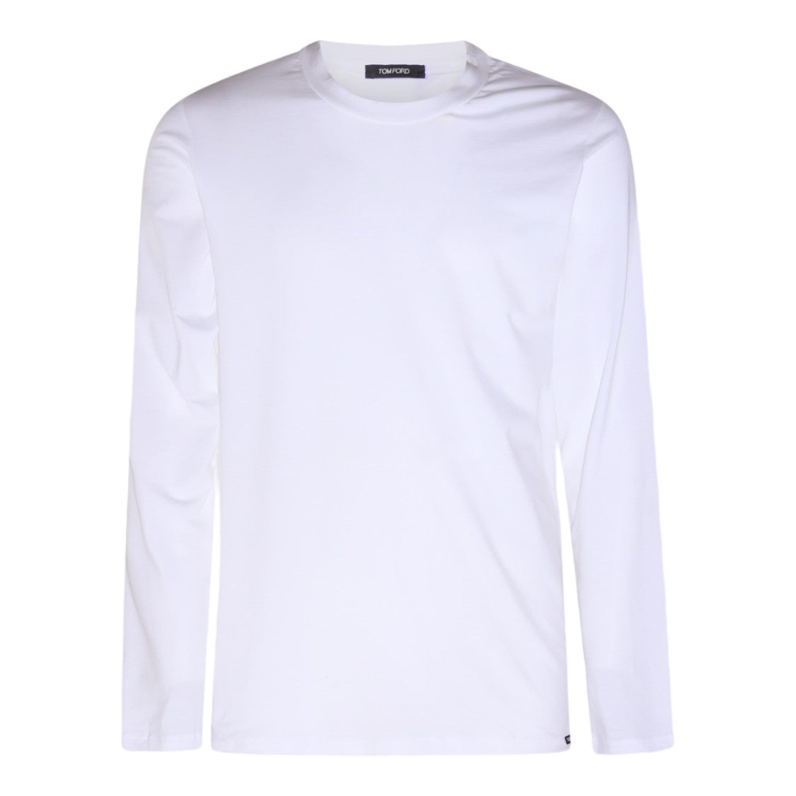 Tom Ford Long-Sleeve Minimalist Crew Neck T-Shirt