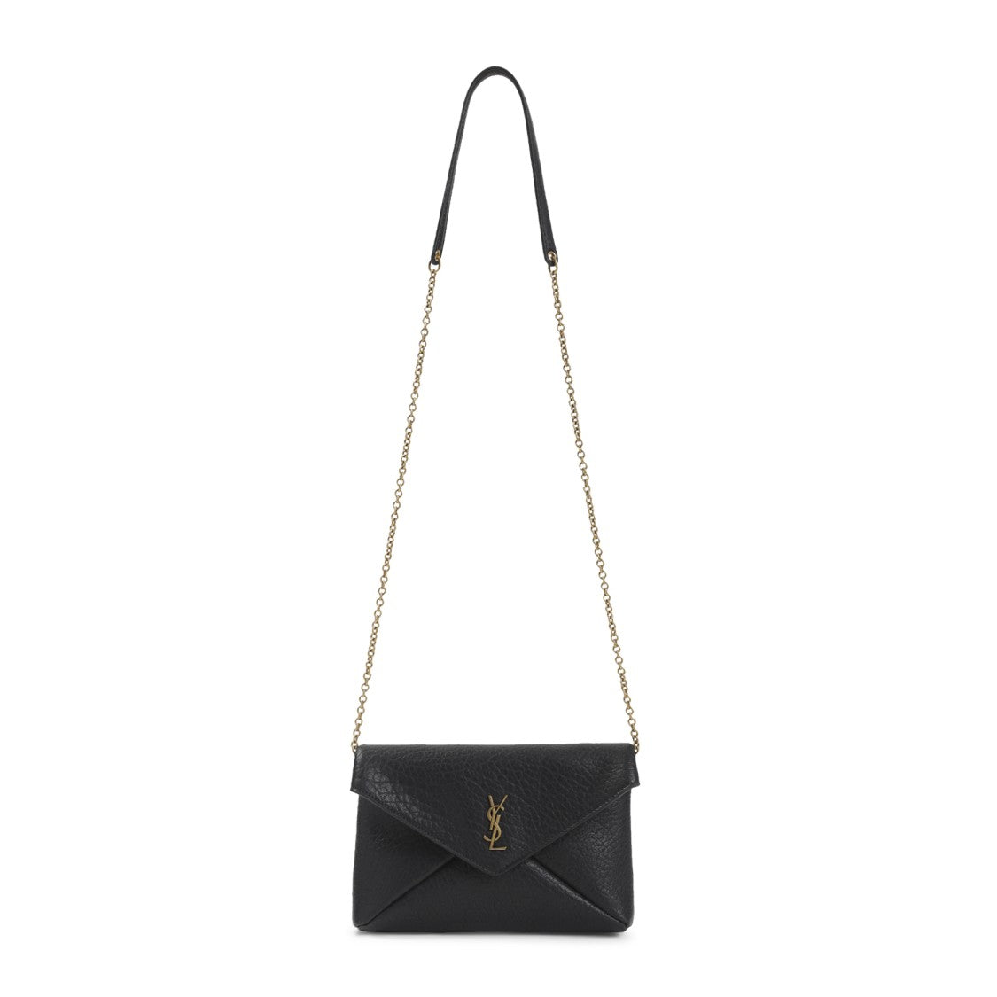 Saint Laurent Black Lamb Leather Shoulder Bag