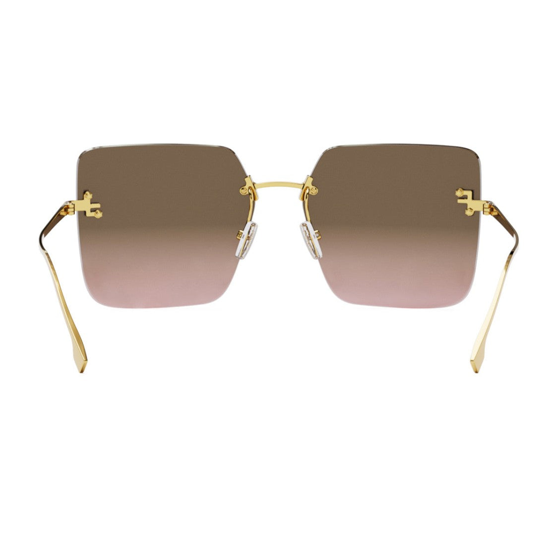 Fendi Fendi First Crystal Sunglasses With Bold Square Lenses