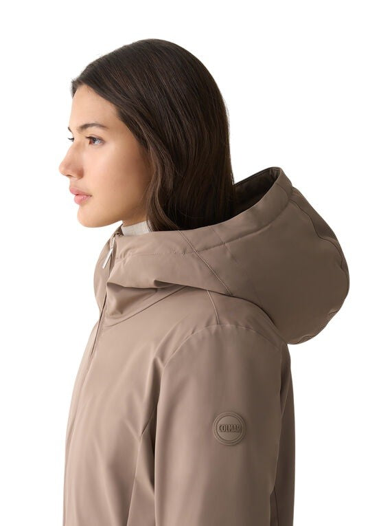 Colmar Originals Waterproof Down Jacket With Faux Fur Detail