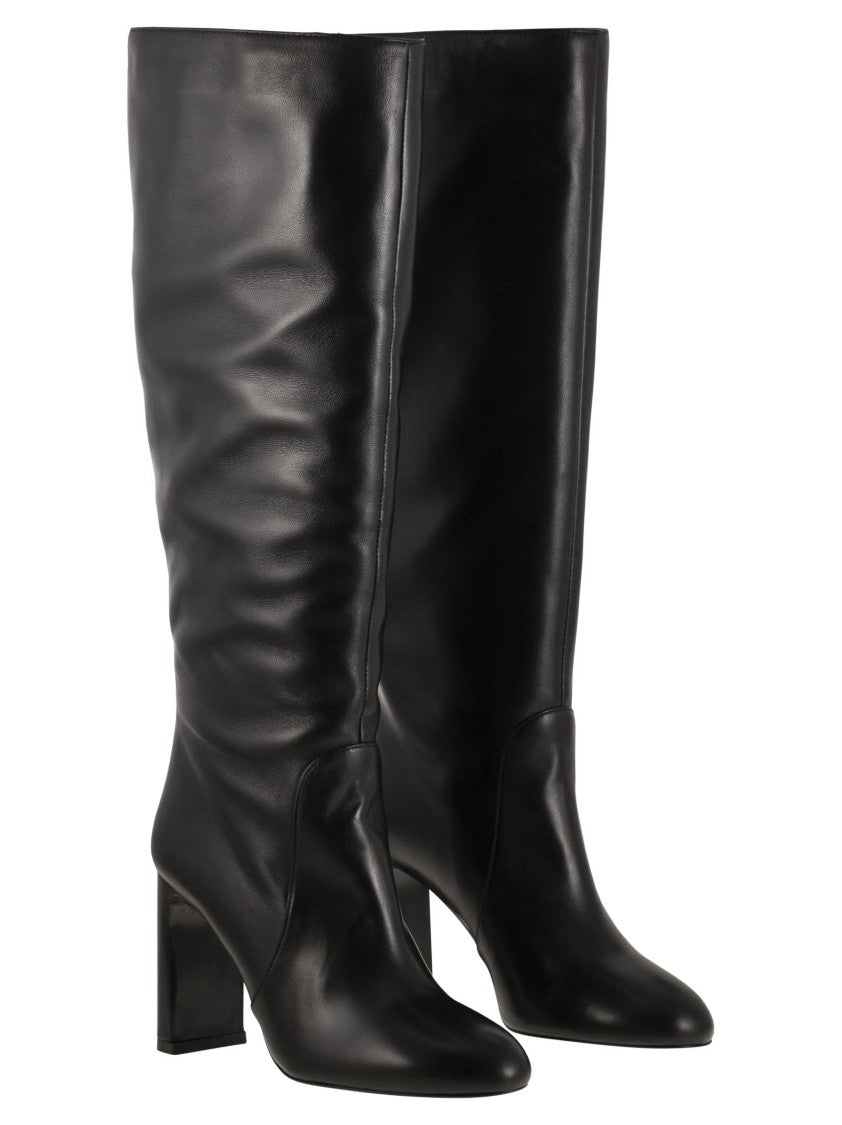 Stuart Weitzman Babette - Leather Tube Boot