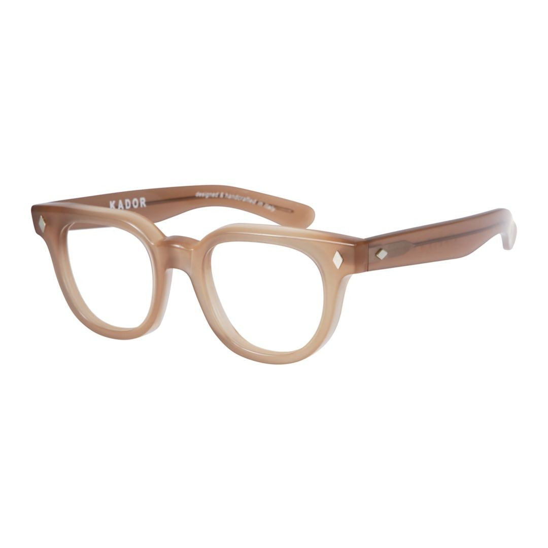 Kador Orbit Rounded Square Frame Eyeglasses With Diamond Accents