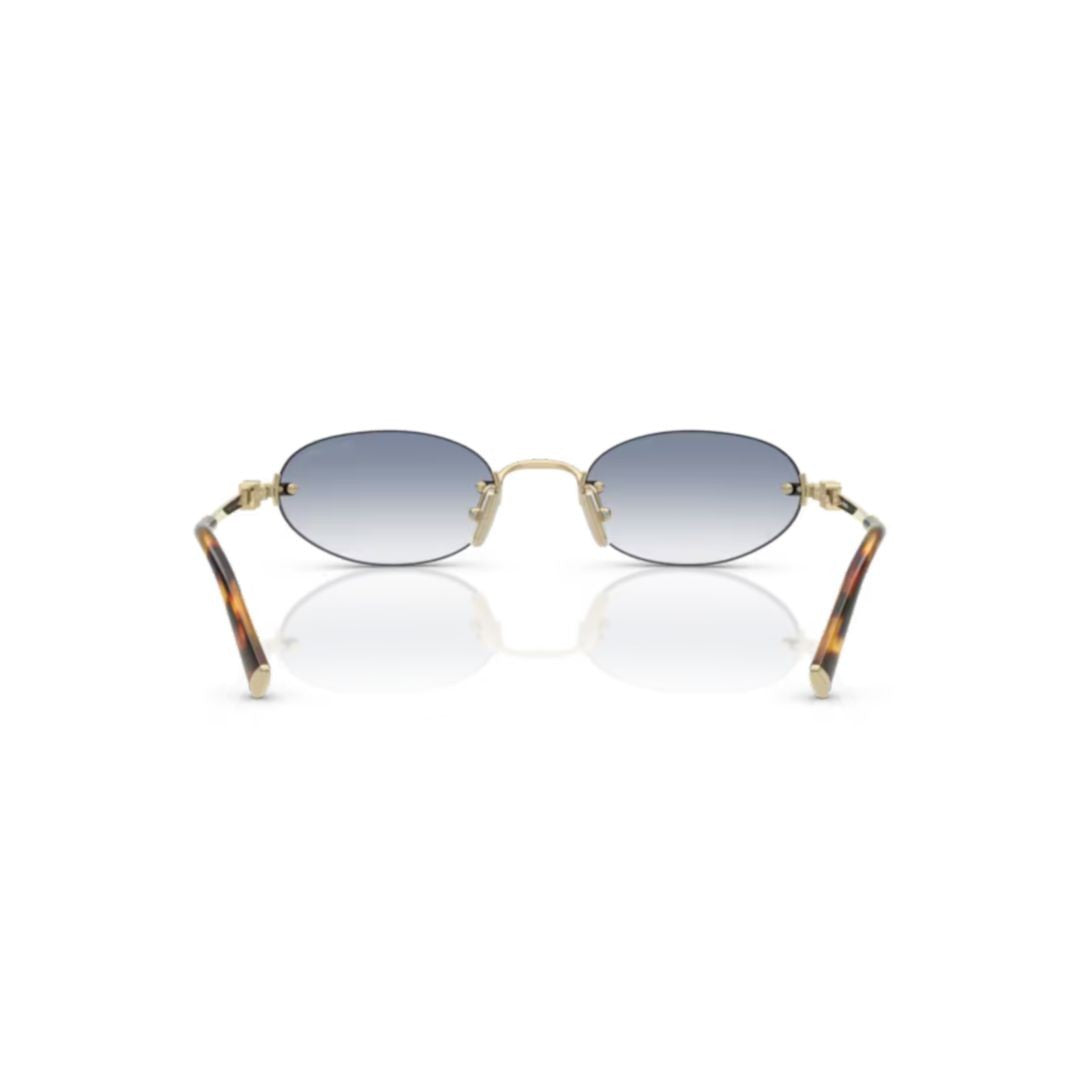 Miu Miu 0Mu A54s Gradient Blue Lens Oval Sunglasses