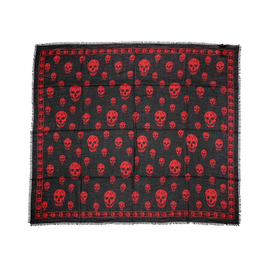 Alexander Mcqueen Skull Silk Scarf