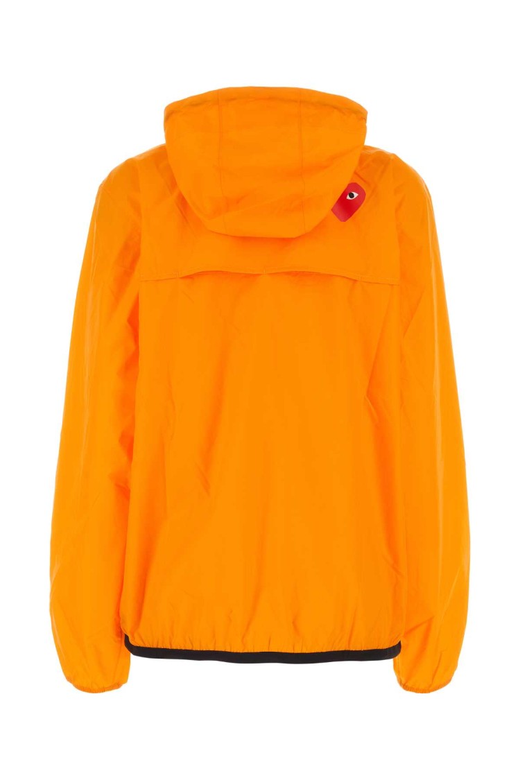 Comme Des Garçons Fluo Orange Nylon Jacket