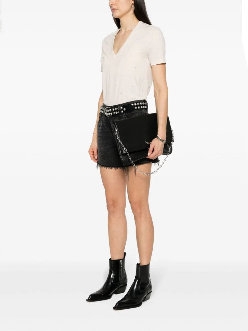 Zadig & Voltaire Large Rock Eternal Clutch Bag