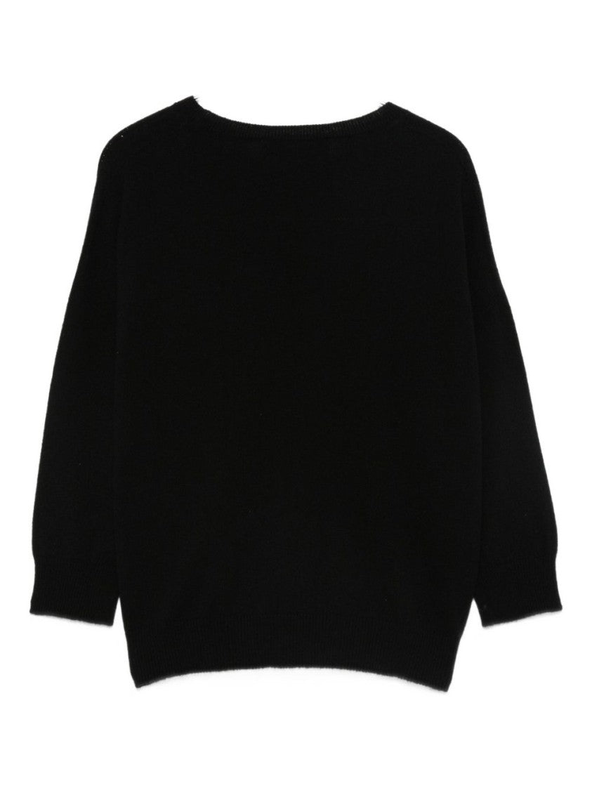 Vanisé Black Sweater With Relaxed Fit