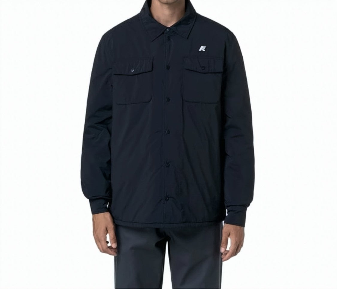 K-Way Umbert Plain Quilted Shirt Jacket