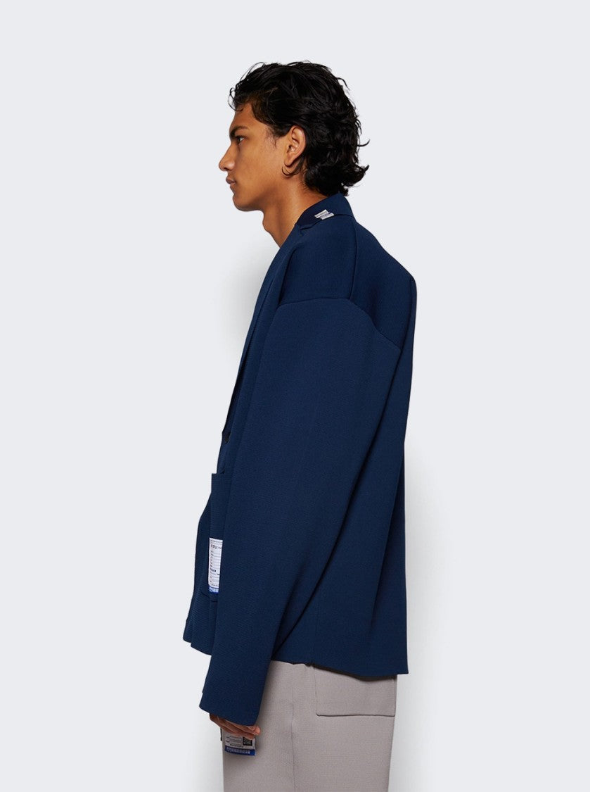 Maison Mihara Yasuhiro Milan Rib Jacket Navy