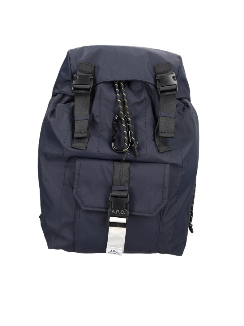 A.P.C. Sac A Dos Trek Flap-Top Nylon Backpack