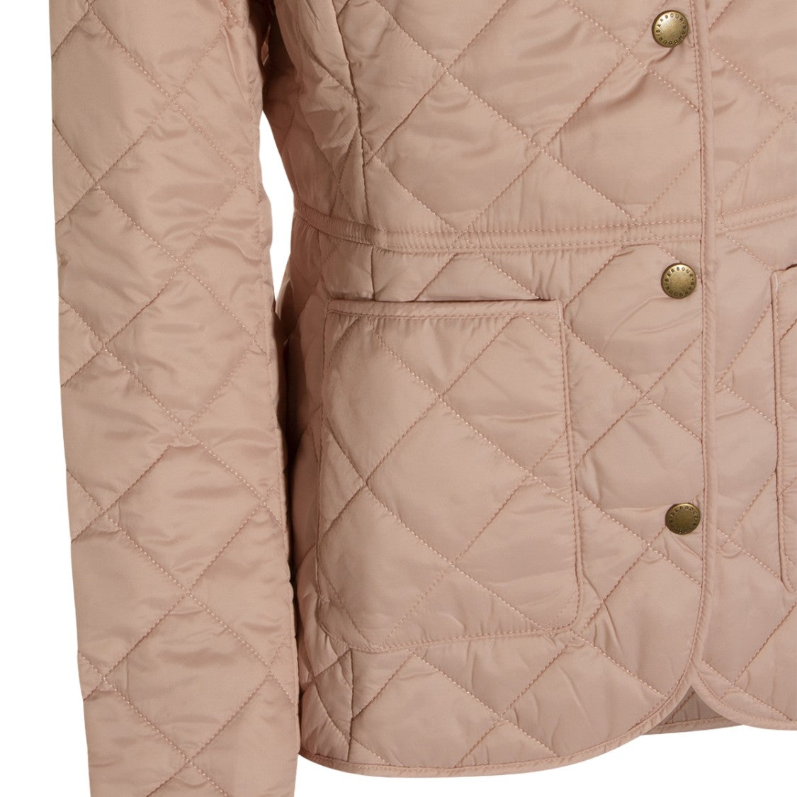 Barbour Tailored Quilted Jacket With Corduroy Collar