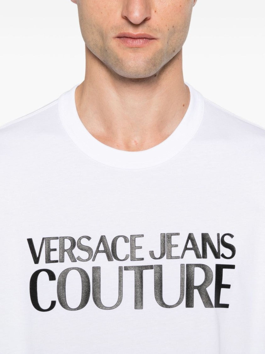 Versace Jeans Couture White Short-Sleeve T-Shirt