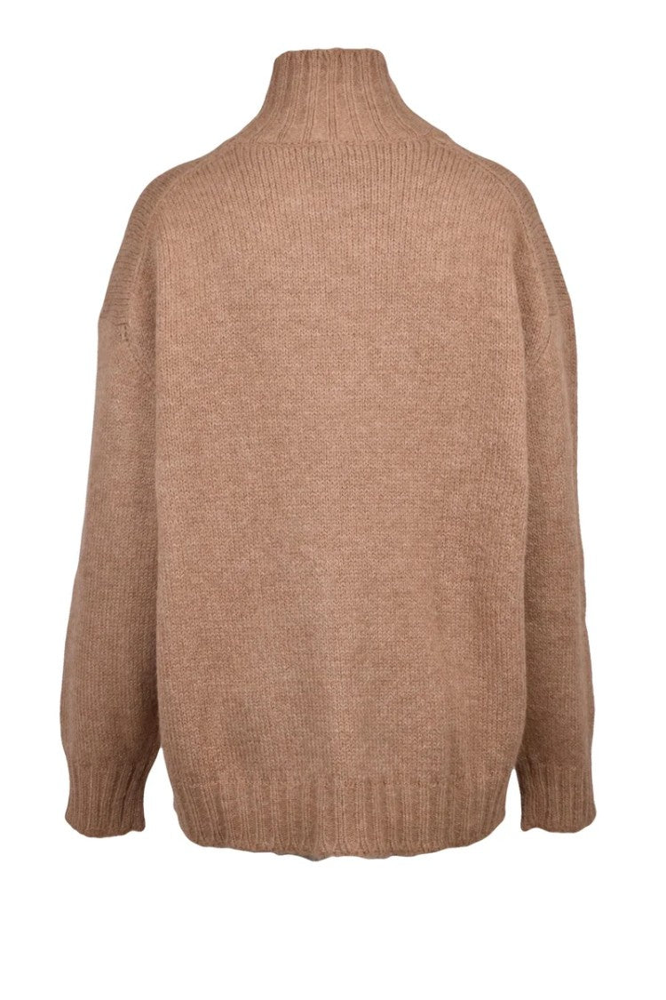 Jil Sander High Neck Sweater - Pink