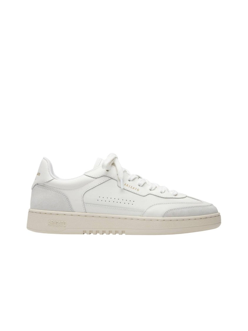 Axel Arigato White/Off White Dice T-Toe Leather Suede Sneakers