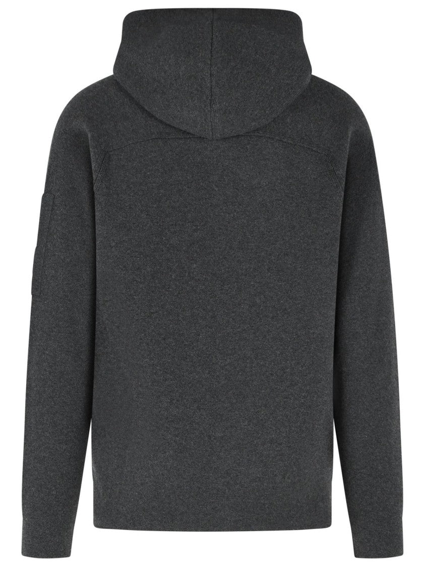 C.P. Company Grey Wool Blend Sweater
