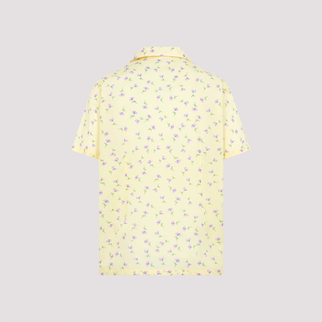 Jil Sander Short-Sleeve Floral Pattern Shirt
