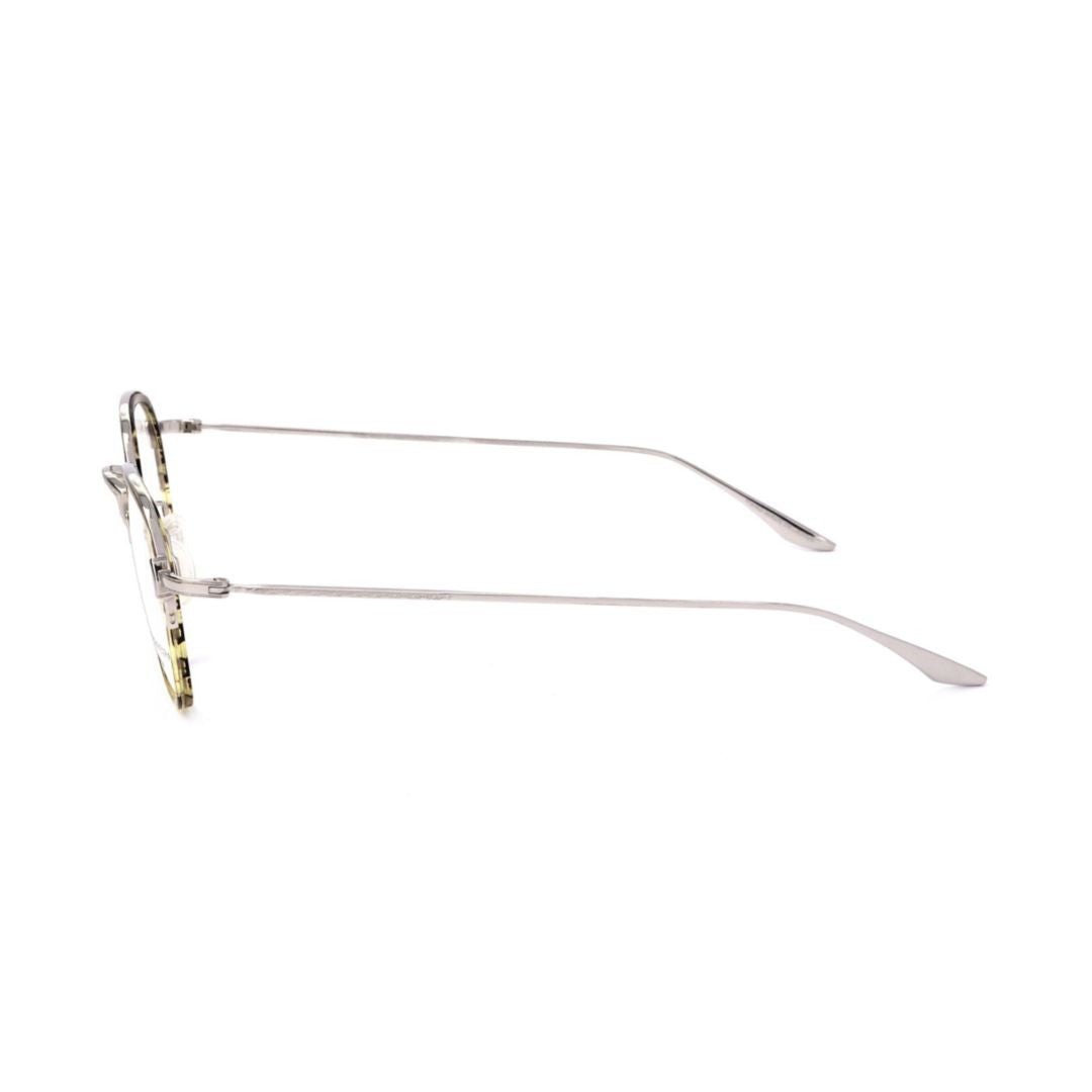 Barton Perreira Bp5066 462Es Thin Metal Round Square Eyeglasses With Tortoiseshell Detailing