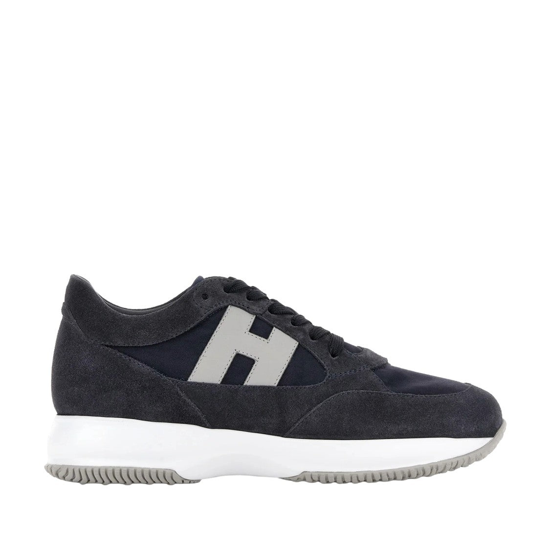 Hogan Interactive Lace-Up Sneakers In Calfskin