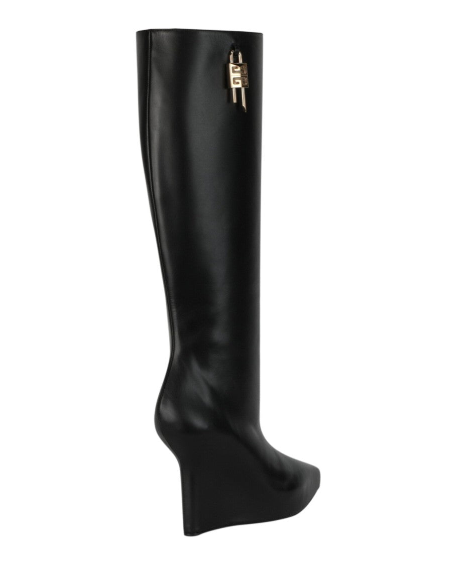 Givenchy G-Lock Knee-High Wedge Boots