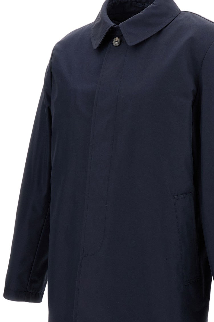 L'impermeabile Water-Repellent Compact Cotton Jacket With Removable Lining