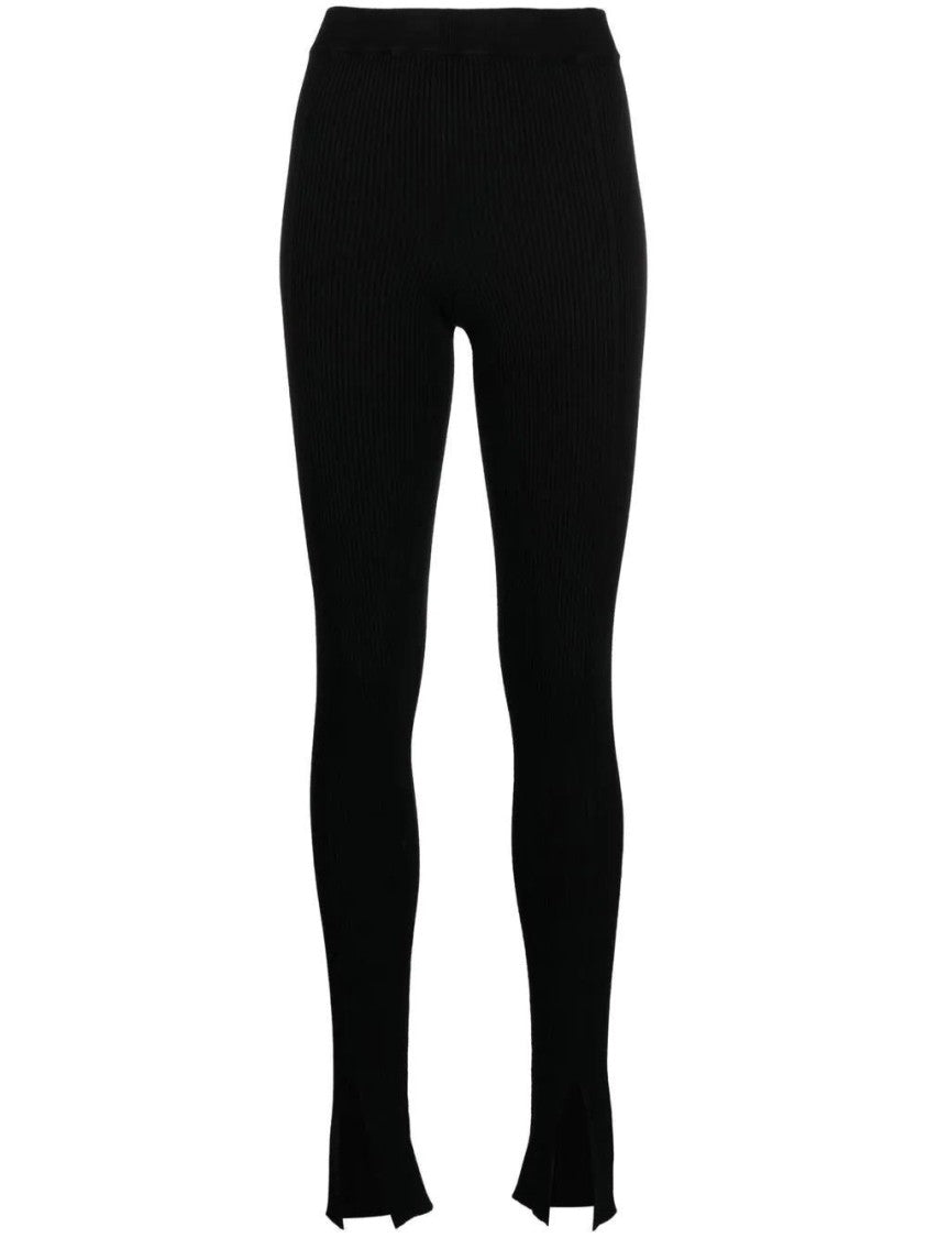 Aeron Ribbed Slit Front Leggings