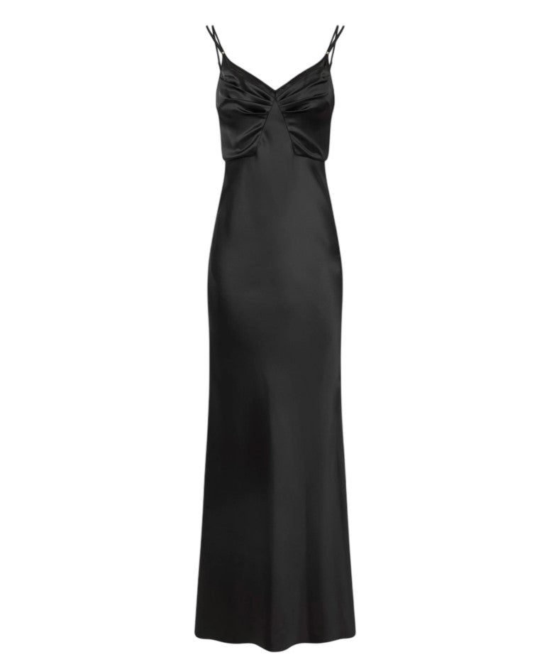 Elisabetta Franchi Red Carpet Satin Mermaid Evening Dress