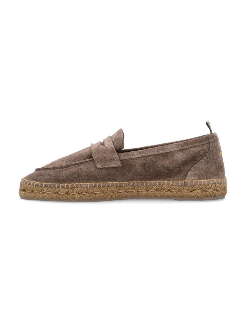 Castaner Refined Suede Leather Espadrillas With Almond Toe