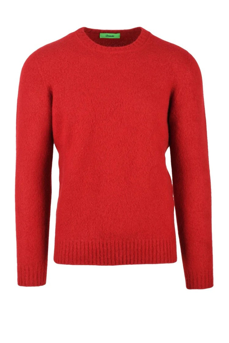 Drumohr Wool Crew Neck Pullover - Red