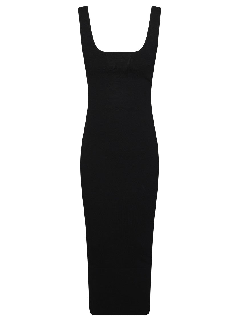Entire Studios Square Neck Form Fitting Midi Dress